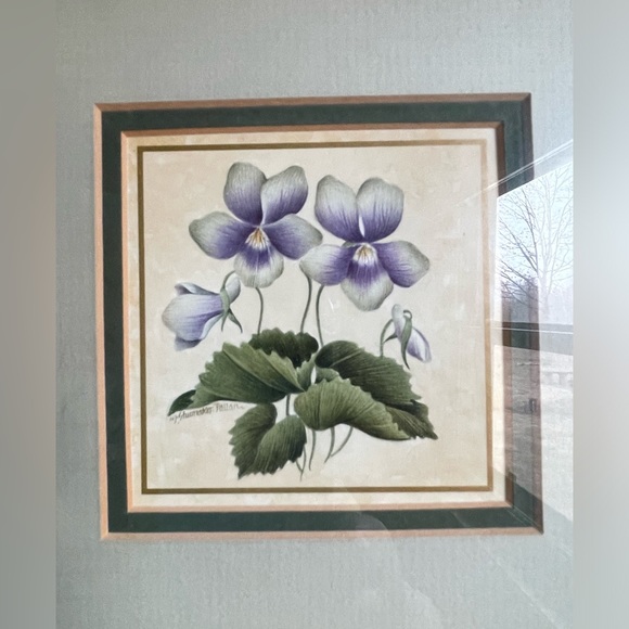 Violet Art Print Framed Square - Picture 3 of 4